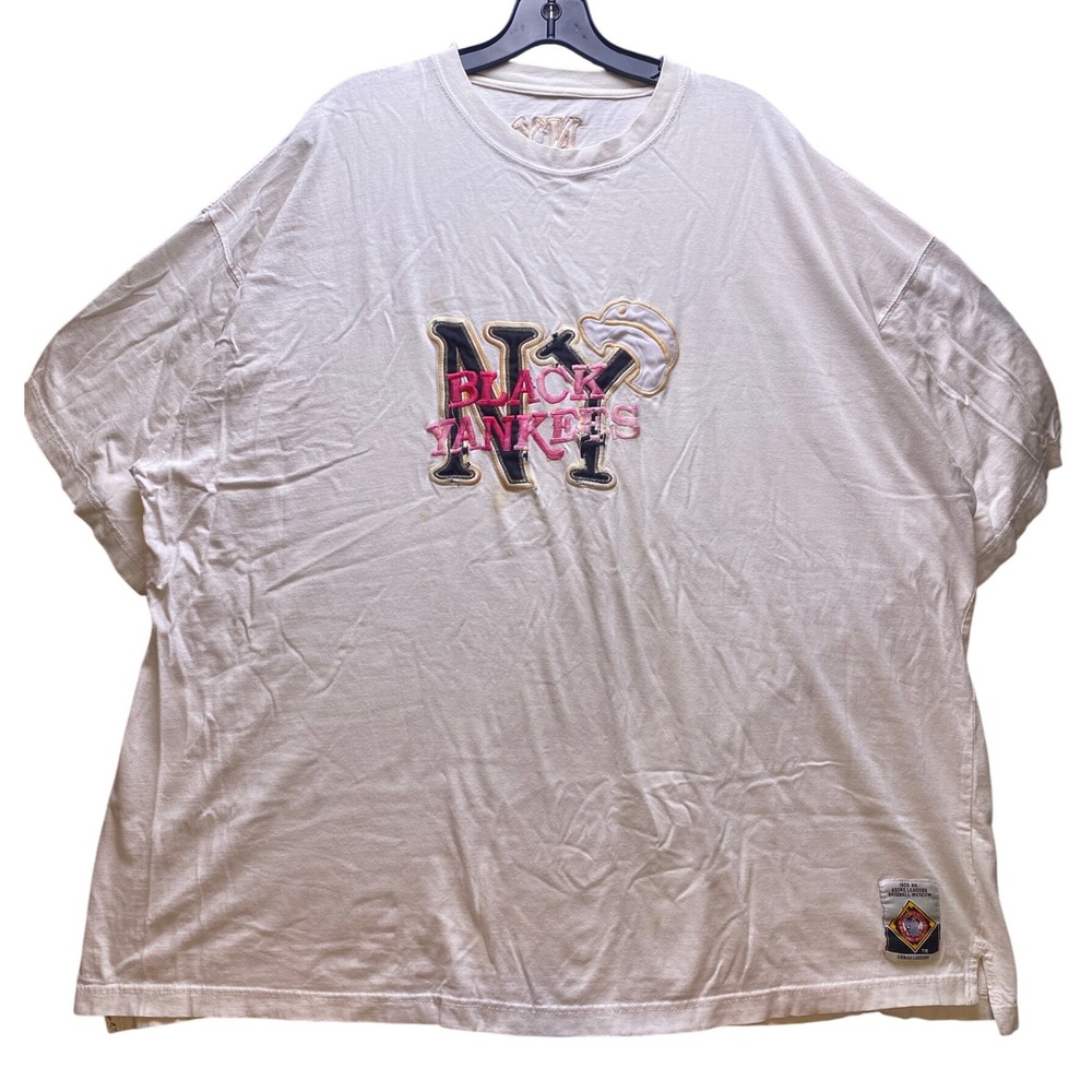 Urban Legends Black Yankees Shirt‎ Mens 4XL Emboidered NY Sleeve HIt Baseball